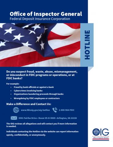 OIG Hotline Flyer
